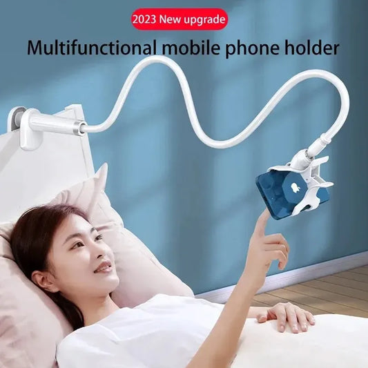 360° Clip Mobile Phone Holder Stand – Flexible Lazy Bed & Desktop Bracket for iPhone, Samsung, Xiaomi